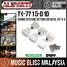 ALLPARTS TK-7715-010 Chrome Keystone Buttons for Gotoh, Set of 6 - Music Bliss Malaysia