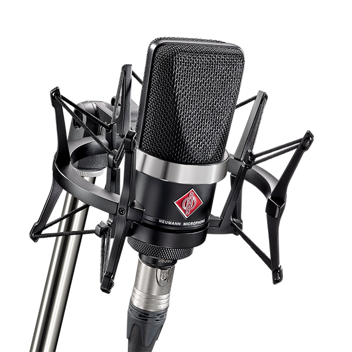 Neumann TLM 102 Studio Set Large-Diaphragm Studio Condenser Microphone Studio Set - Black