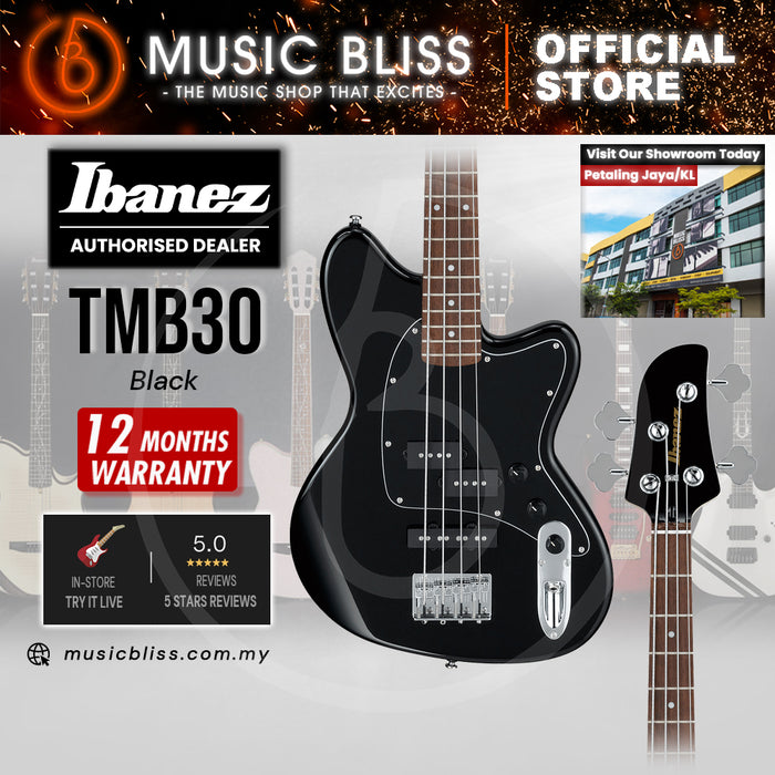 Ibanez Talman Standard TMB30 Electric Bass Guitar - Black