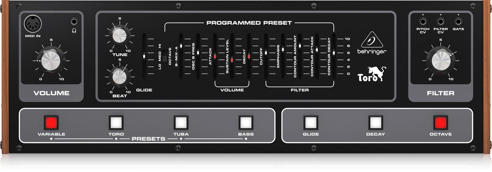 Behringer TORO Analog Bass Synthesizer - Music Bliss Malaysia