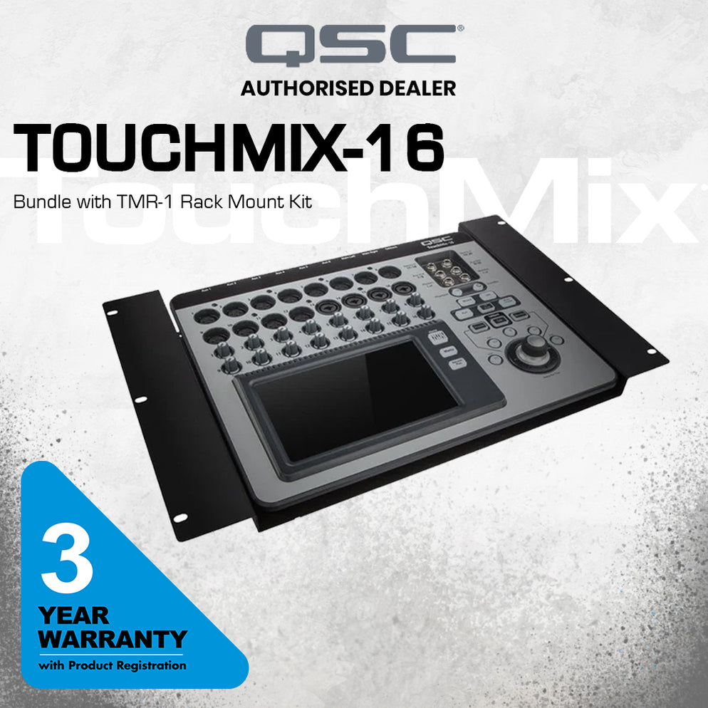 QSC TouchMix-16 Compact Digital Mixer with Touchscreen | Music Bliss ...