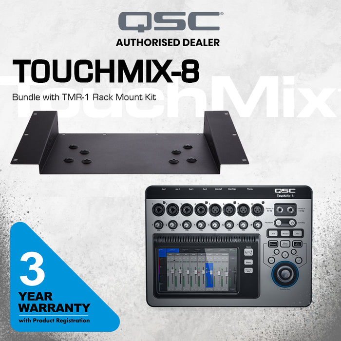 QSC TouchMix-8 Compact Digital Mixer with Touchscreen