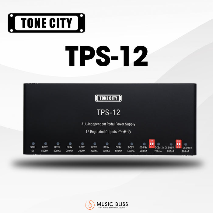 Tone City 12 Output Isolated Pedal Power Supply