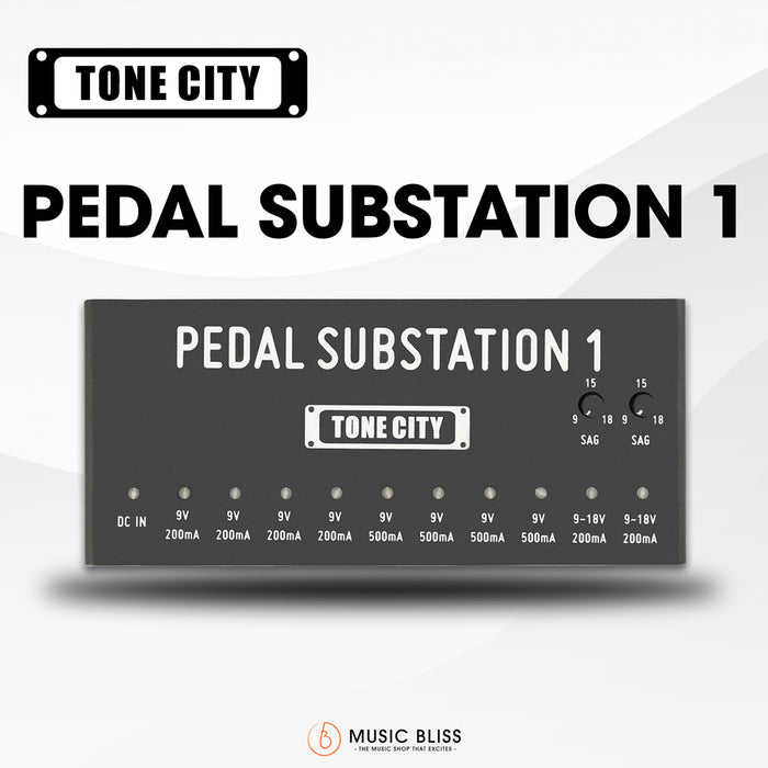 Tone City Pedal Substation 1 - Multi-Power Supply - Music Bliss Malaysia