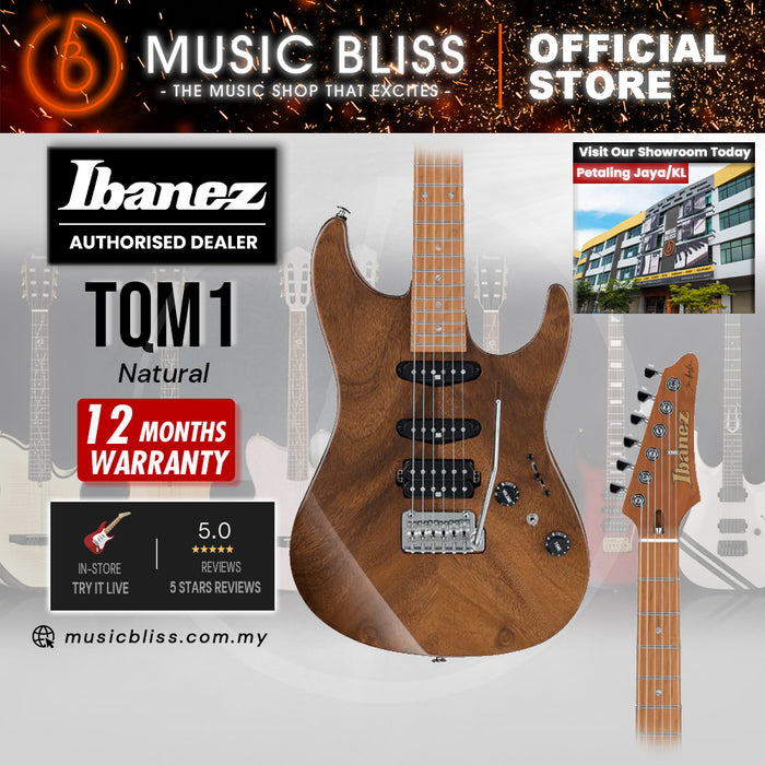 Ibanez Tom Quayle Signature TQM1 Electric Guitar - Natural