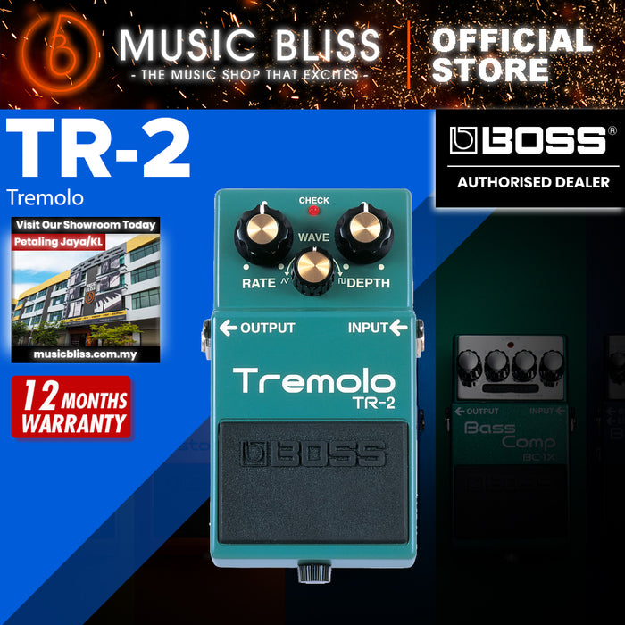 Boss TR-2 Tremolo Guitar Effects Pedal