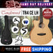 Tanglewood TR4 CE LH Roadster II Super Folk Cutaway Left-Handed Acoustic-Electric Guitar - Music Bliss Malaysia
