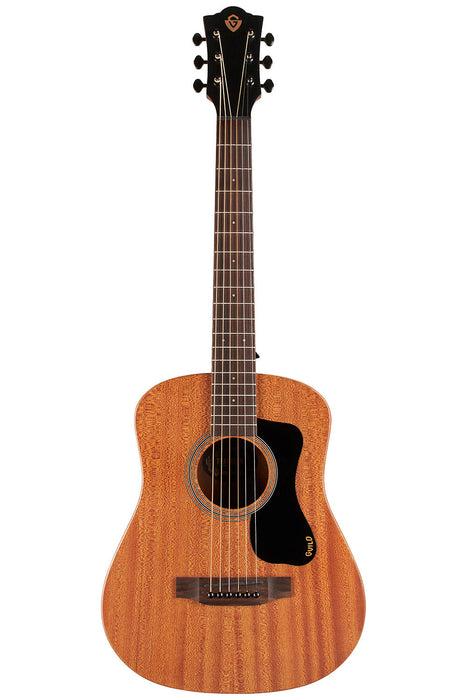 Guild Travel Mahogany Acoustic Guitar with Gig Bag - Natural, Full Mahogany