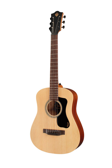 Guild Travel Spruce Acoustic Guitar with Gig Bag - Natural, Spruce Top, Mahogany Back & Sides