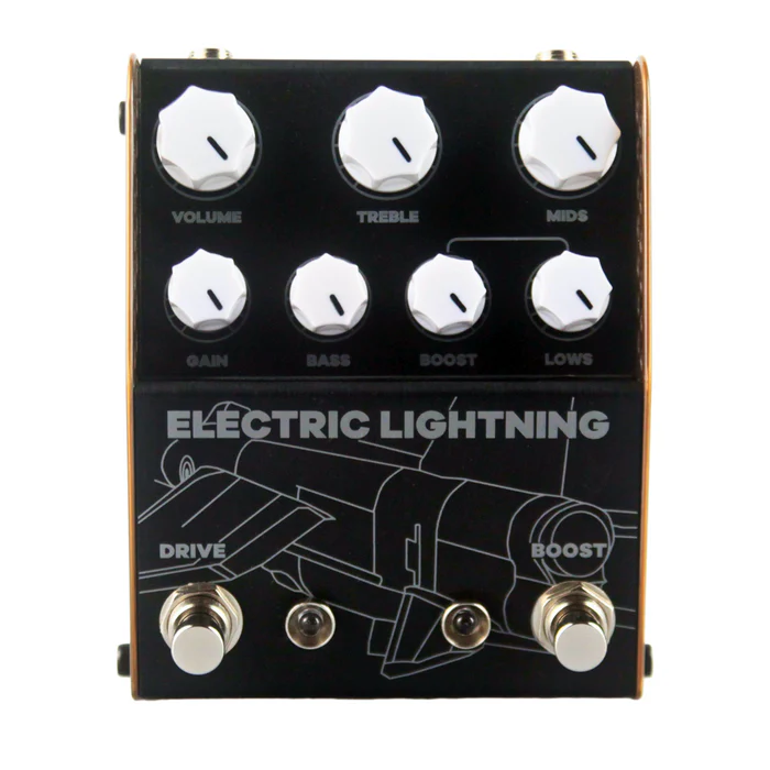 Thorpy FX Electric Lightning Chris Buck Signature Valve Overdrive Guitar Effects Pedal