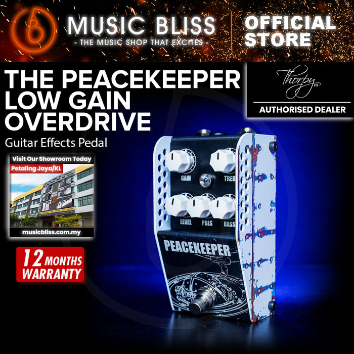 Thorpy FX Peacekeeper MKII Low Gain Overdrive Guitar Effects Pedal