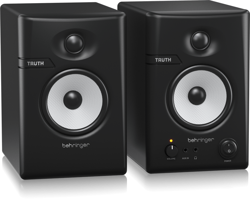Behringer TRUTH 3.5-inch Powered Studio Monitor - Pair - Music Bliss Malaysia