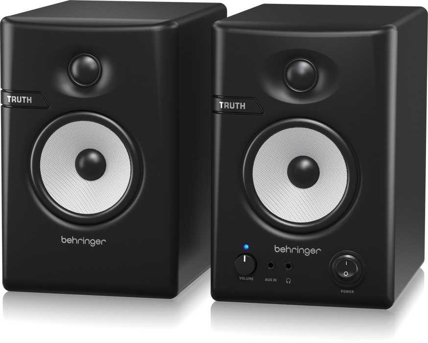Behringer TRUTH 3.5-inch Powered Studio Monitor Pair with Bluetooth - Pair - Music Bliss Malaysia