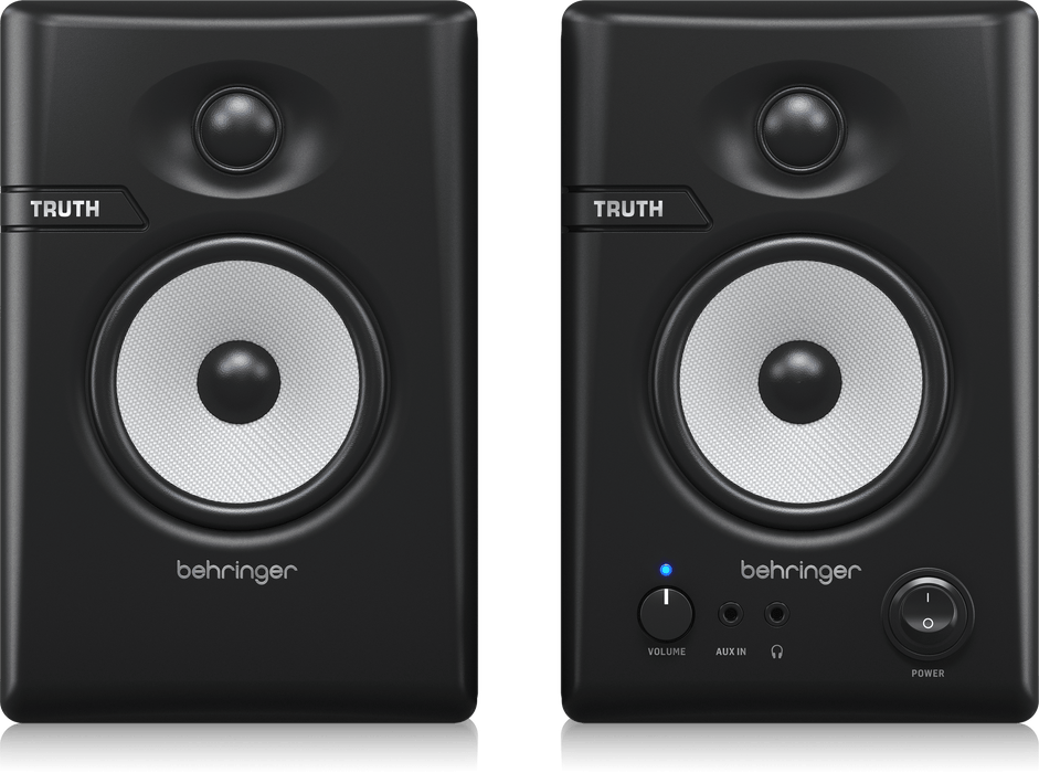 Behringer TRUTH 3.5-inch Powered Studio Monitor Pair with Bluetooth - Pair - Music Bliss Malaysia