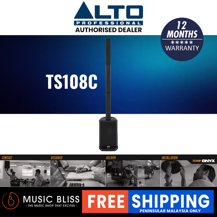 Alto Professional TS108C Portable Colum Array Loudspeaker