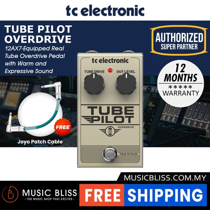 TC Electronic Tube Pilot Overdrive Guitar Effects Pedal