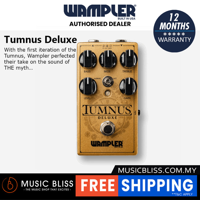 Wampler Tumnus Deluxe Transparent Overdrive Pedal
