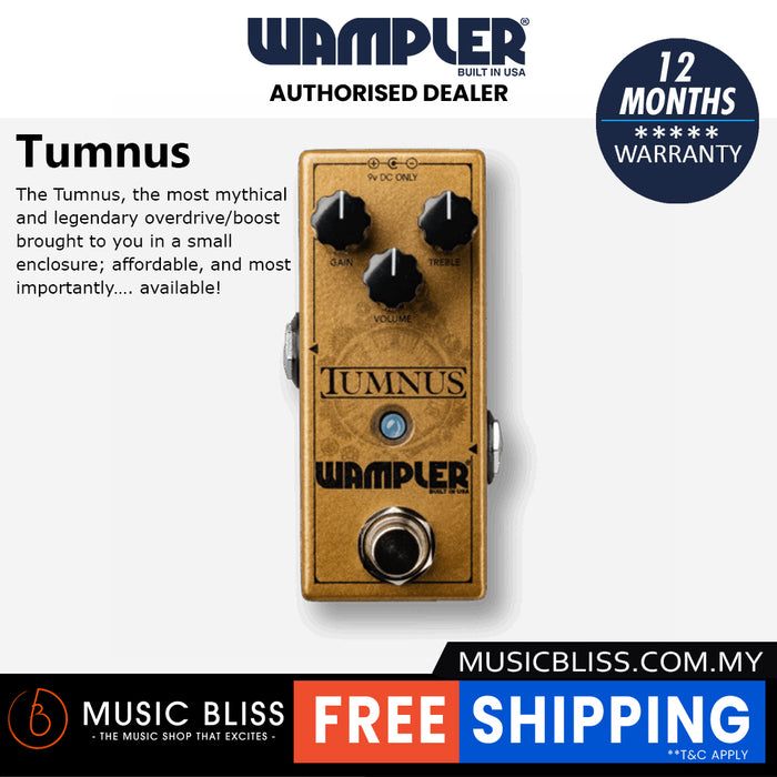 Wampler Tumnus Transparent Overdrive Pedal