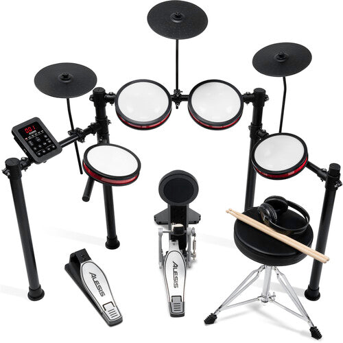 Alesis Turbo Pro Electronic Drum Kit with Drum Stool and Drumsticks