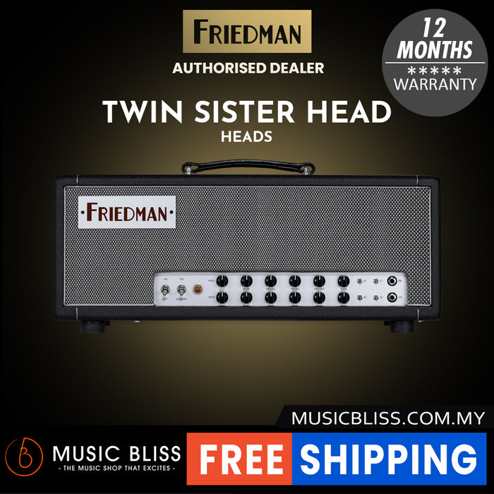 Friedman Twin Sister 40-watt 2-channel Tube Head