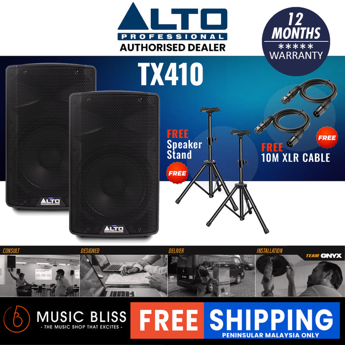 Alto Professional TX410 350-watt 10-inch Powered Speaker