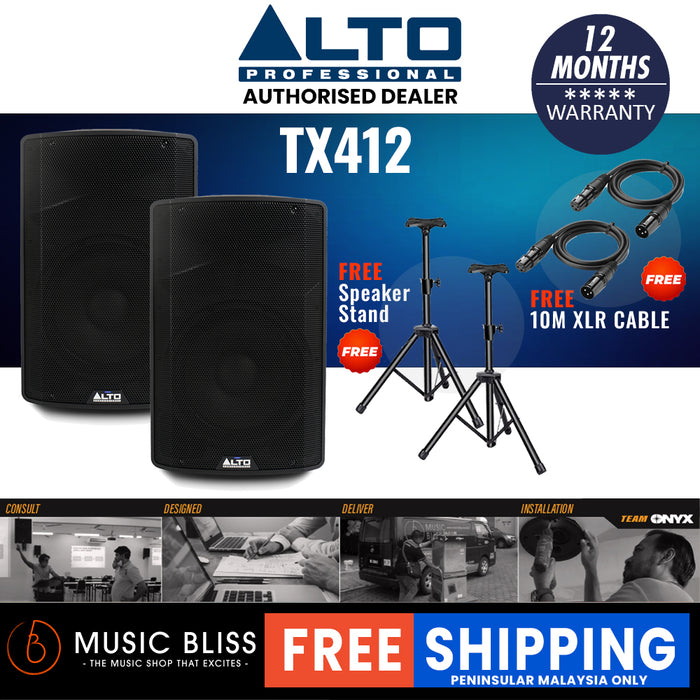 Alto Professional TX412 700-watt 12-inch Powered Speaker