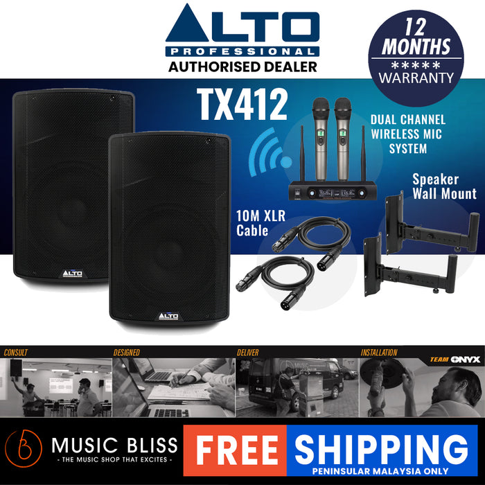 Alto Professional TX412 700-watt 12-inch Powered Speaker