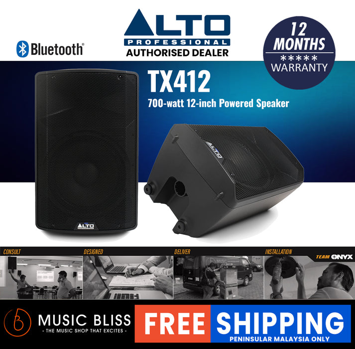 Alto Professional TX412 700-watt 12-inch Powered Speaker