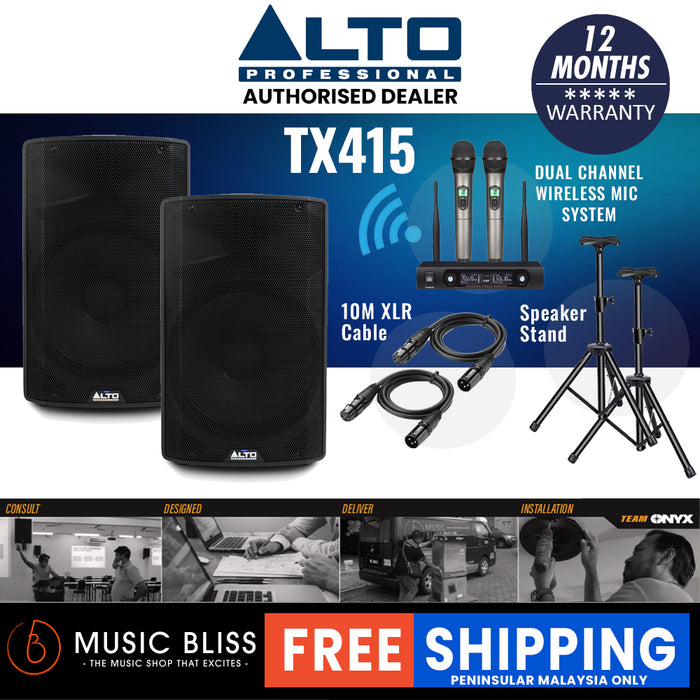 Alto Professional TX415 700-watt 15-inch Powered Speaker