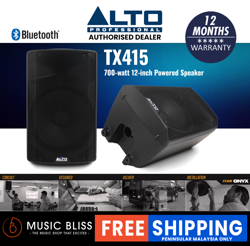 Alto Professional TX415 700-watt 15-inch Powered Speaker Music