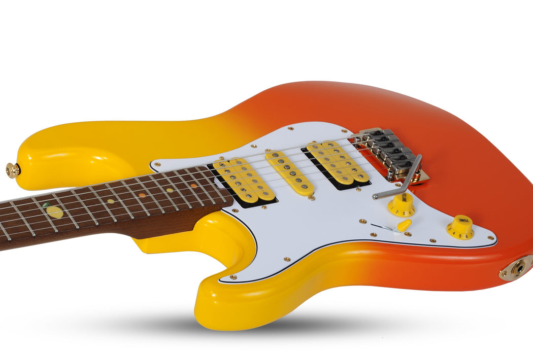 Schecter Tori Ruffin-Freak Juice Traditional Left-Handed Electric Guitar - Juice Burst