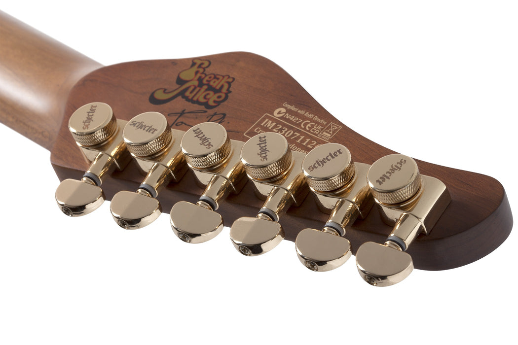 Schecter Tori Ruffin-Freak Juice Traditional Left-Handed Electric Guitar - Juice Burst