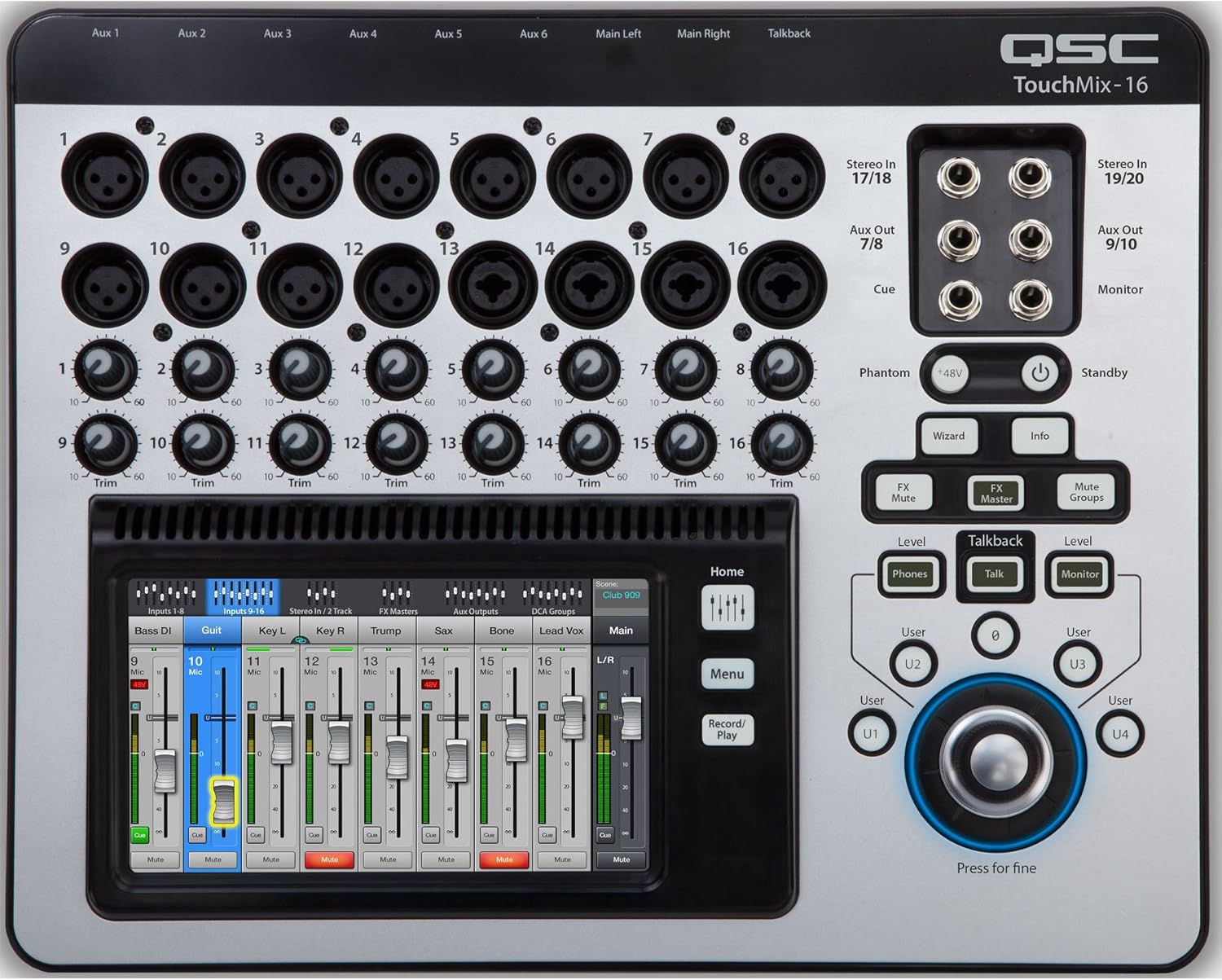 QSC TouchMix-16 Compact Digital Mixer with Touchscreen