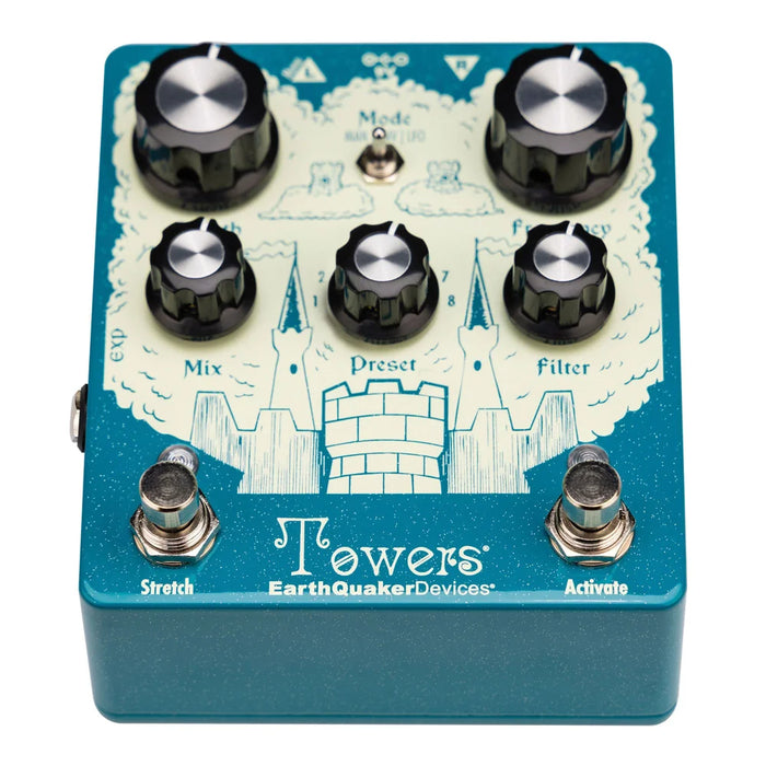 EarthQuaker Devices Towers Soundscape Generator Stereo Reverberant Filter