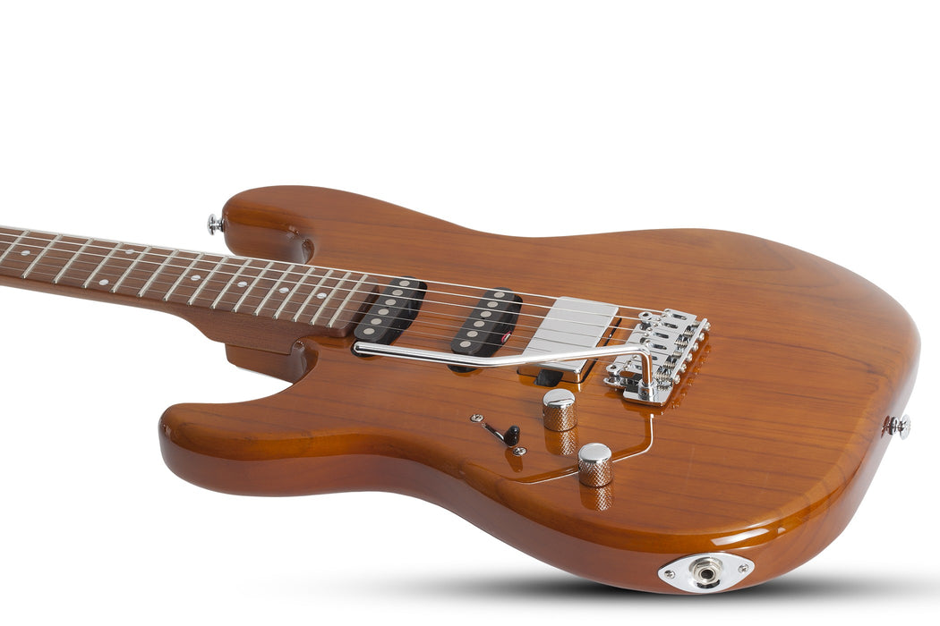 Schecter Traditional Van Nuys Left-Handed Electric Guitar - Gloss Natural Ash
