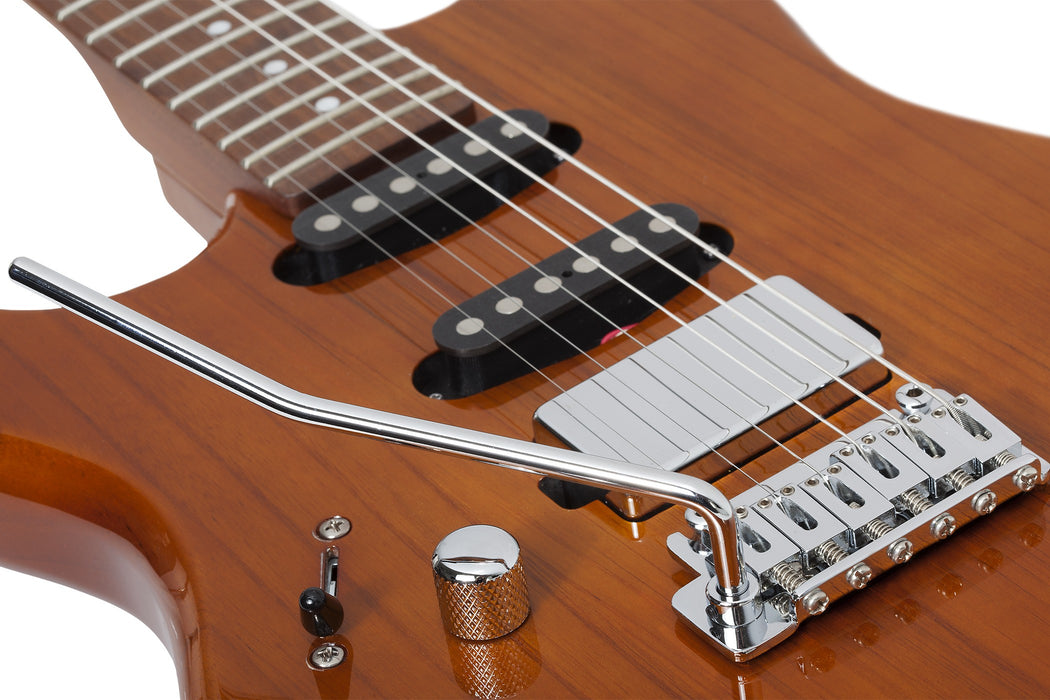 Schecter Traditional Van Nuys Left-Handed Electric Guitar - Gloss Natural Ash