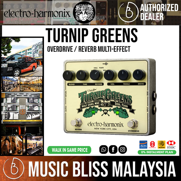 Electro-Harmonix Turnip Greens Multi-Effect Pedal - Music Bliss Malaysia