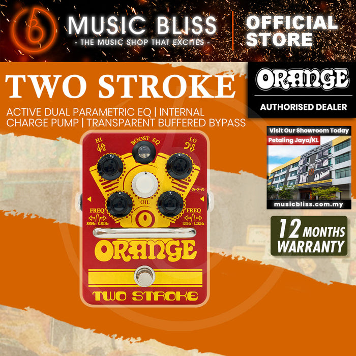 Orange Two Stroke Boost EQ Pedal