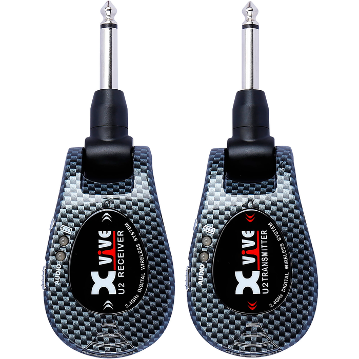 Xvive U2 2.4Ghz Digital Wireless Guitar System - Carbon