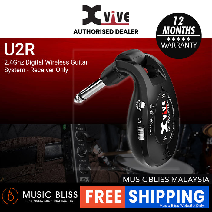 Xvive U2R 2.4Ghz Digital Wireless Guitar System - Receiver Only