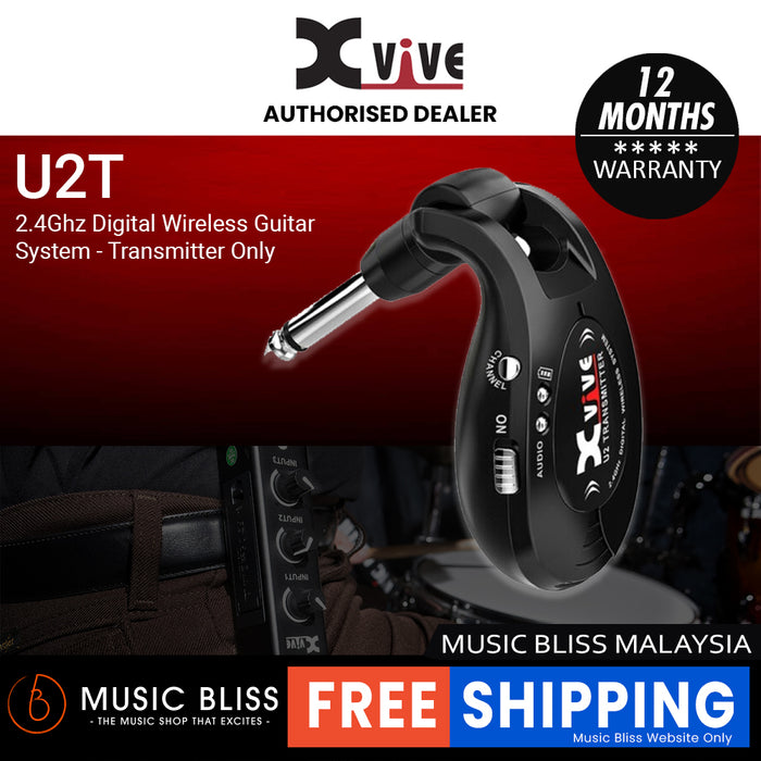 Xvive U2T 2.4Ghz Digital Wireless Guitar System - Transmitter Only