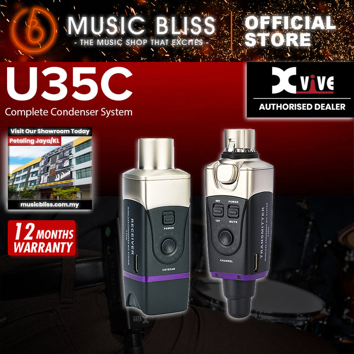 Xvive U35C 5.8GHz Condenser Microphone Wireless System