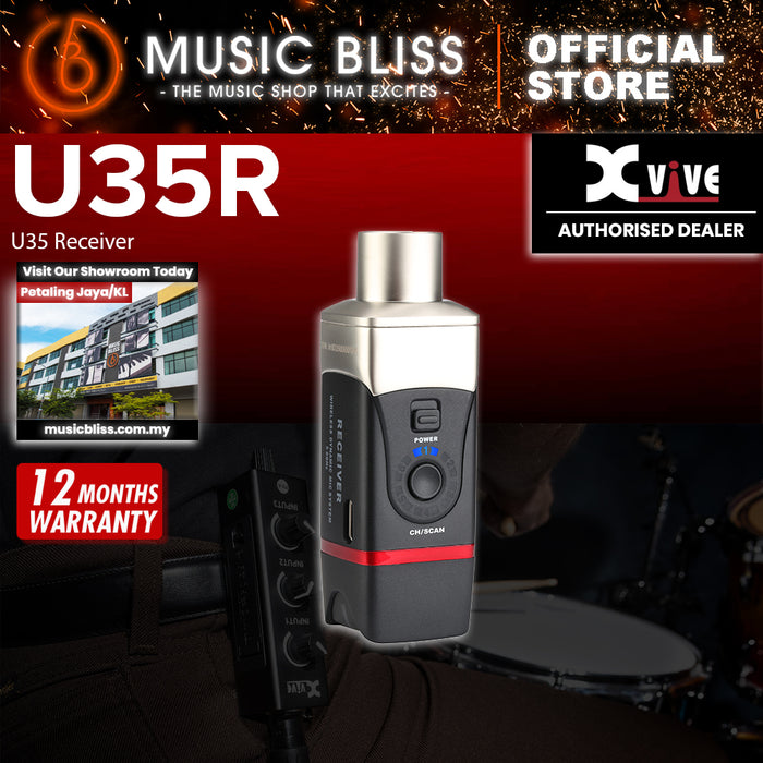 Xvive U35R 5.8GHz Microphone Wireless System - Receiver Only