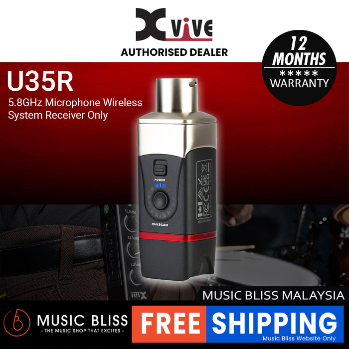Xvive U35T 5.8GHz Microphone Wireless System - Transmitter Only