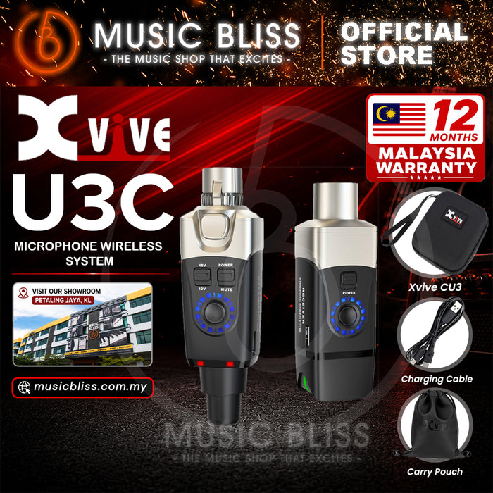 Xvive U3C 2.4GHz Condenser Microphone Wireless System