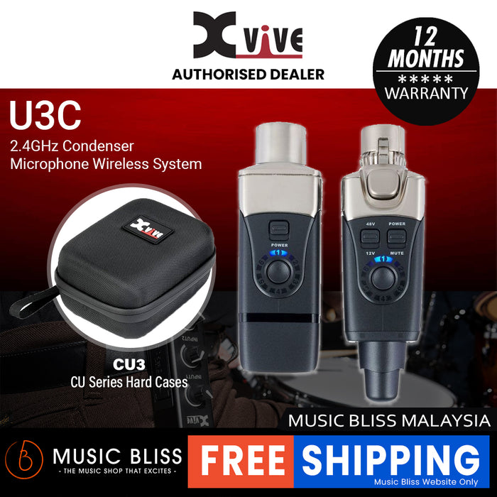 Xvive U3C 2.4GHz Condenser Microphone Wireless System