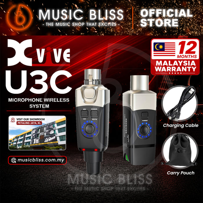 Xvive U3C 2.4GHz Condenser Microphone Wireless System
