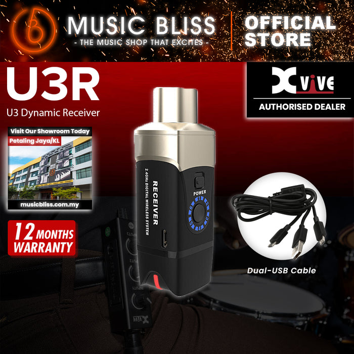 Xvive U3R 2.4GHz Microphone Wireless System - Receiver Only