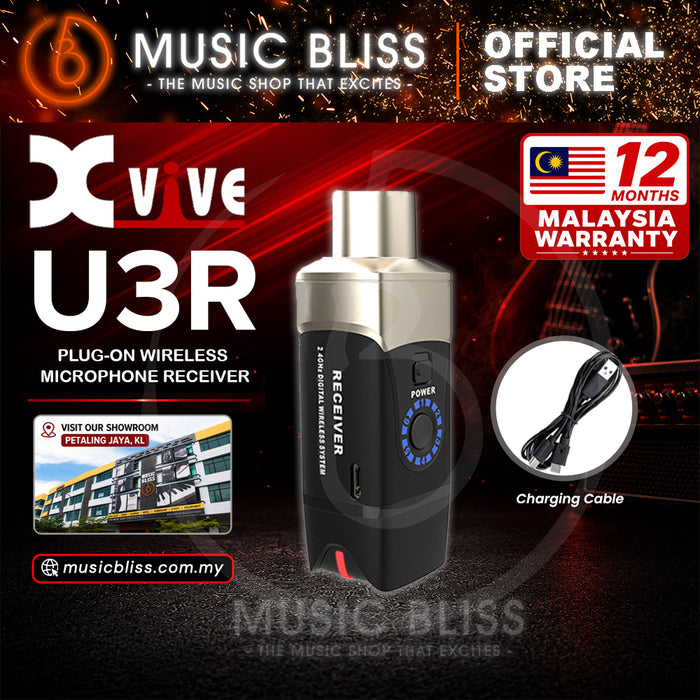 Xvive U3R 2.4GHz Microphone Wireless System - Receiver Only