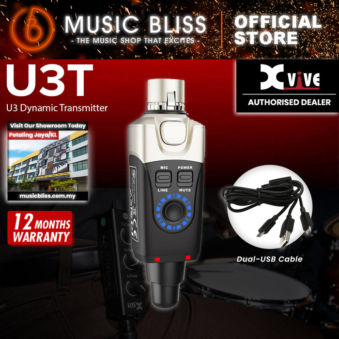 Xvive U3T 2.4GHz Microphone Wireless System - Transmitter Only